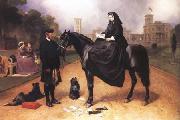 Sir Edwin Landseer Queen Victoria at Osborne House (mk25) oil